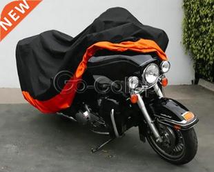 Cover Harley Davidson XXXL Glide Motorcycle Street Orange