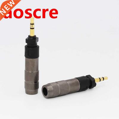 One pair 2.5mm 3Pins headphone Jack Plug For Philips SHP9000