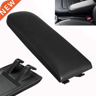 For Cover Black Leather Center 1pc Lid Armrest Console Base