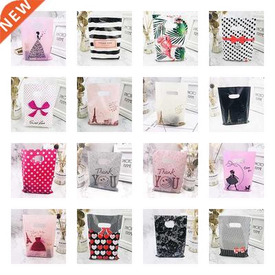 Cheaper More Pattern Jewelry Plastic Bag With Handle 15x20cm
