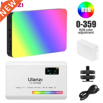Ulanzi VL120 RGB Camera Light with Diffuser 2500-9000K CRI 9