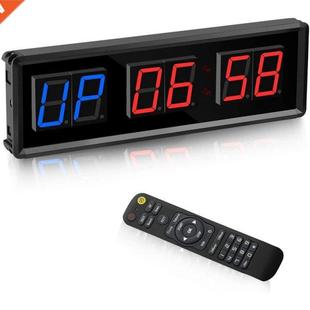 Interval Digital Countdown Gym Clock LED Wall Timer