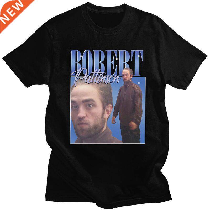 funny robert pattinson standing meme t shirt men pre-shrunk