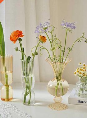 Ins Style Glass Vase Creative Flower Vase Plant Pots Home De