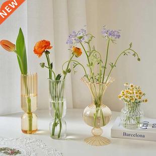 Ins Style Glass Vase Creative Flower Vase Plant Pots Home De