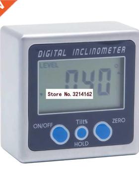 Angle Gauge Meter Mini Protractor 60 Degree w/ Magnets Base