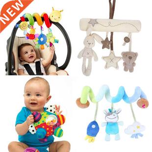 Soft Infant Crib Bed Stroller Toy Spiral Baby Toy For Newbor