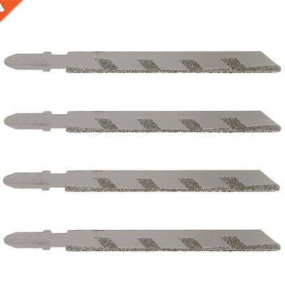 4pcs T-shank Alloy Diamond Jigsaw Blade for Marble Stone Gra