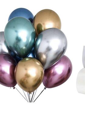 50Pcs Metallic Colored Chrome Balloons with 100Pc Dot Glue 1