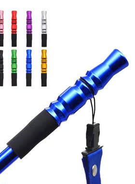 1PC Silicone & Aluminum Shisha Mouth Tip Portable Rope S