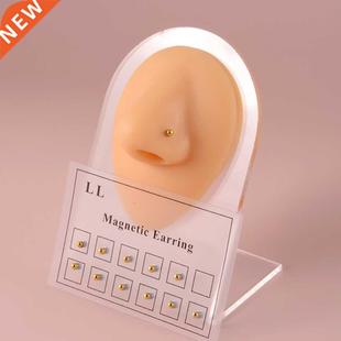 Cheater Non Pierced 12pcs Earring Fake Magnet Piercings Card