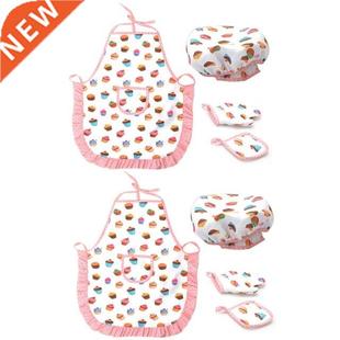 8Pcs Kids Cooking And Baking Set Includes Apron For Little G