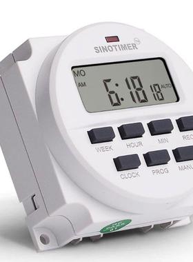 BIG LCD Digital 220V Programmable Timer Switch with Countdow