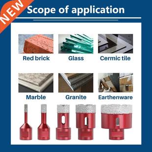 Brazed Dry M14 Hole Core Vacuum Thread Cutter