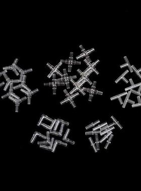 Useful 10 Pcs Airline Air Tubing Clear Elbow Tube Connector