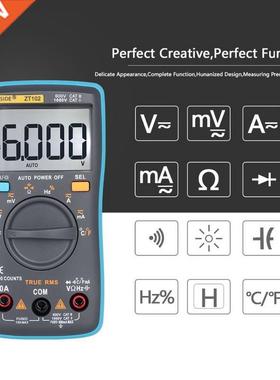 1Pcs ZT Digital Multimeters Portable AC/DC Ammeter Voltmeter