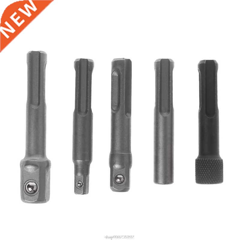 5Pcs SDS Plus 1/4 Hex Socket Driver Hammer Drill Bit Chuck A