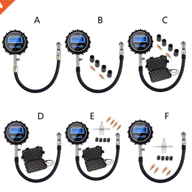Digital Tire Inflator with Pressure Gauge LCD Large Screen D