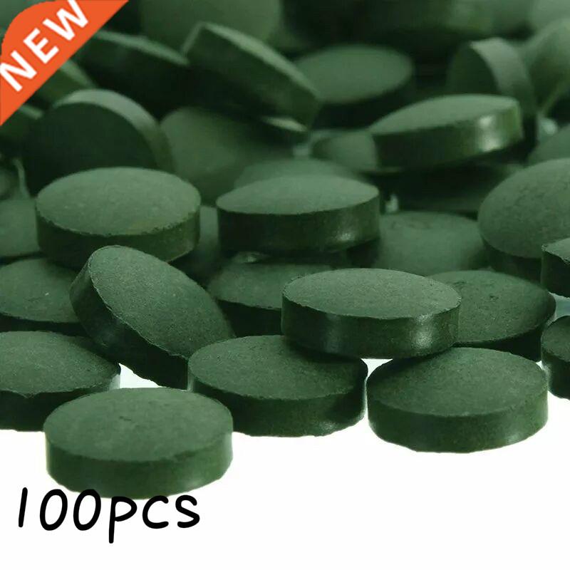 100pcs Spirulina Tablets Enrichment Favorite Pet Food fish c