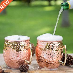 Wine Glasses Copper Stainless Steel Copper Goblet Anti-fall