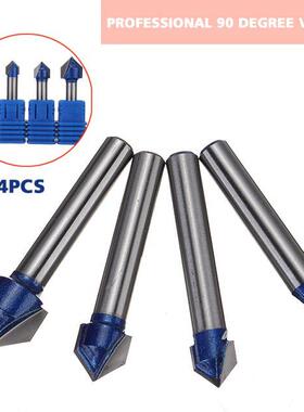 1/4 90 Degree Engraver Cutter Tool V Groove Router Drill Bi