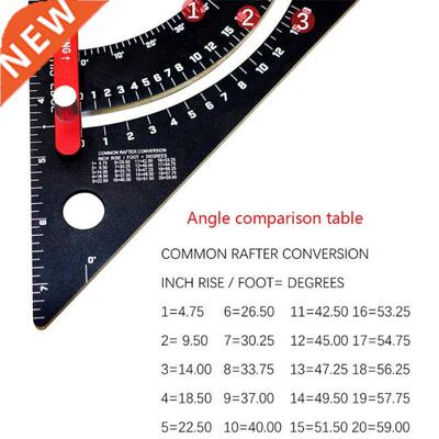 Multifunctional Triangular Ruler Woodworking Measurement Too