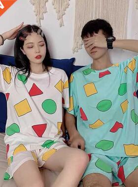 Pijama Sin Chan Man Pajama Sinchan Cotton Summer Short Sets