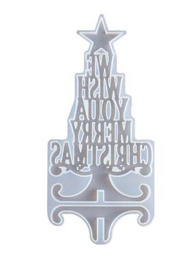 Christmas Tree Ornaments Epoxy Resin Mold Merry Christmas Ho