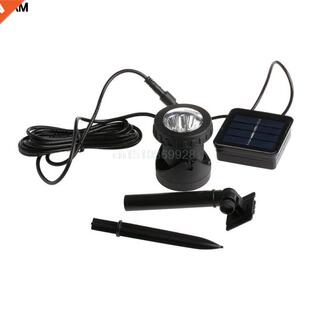 LED Waterproof Spot Lamp Lig Power Solar Garden Underwater