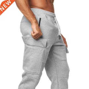 Autumn Casual Pants Joggers Fitness Men Gym Cotto Sweatpants