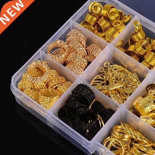 200Pcs Hair Coil Dreadlocks Hair Braid Rings Dreadlocks Hair