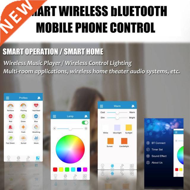 100W Modern Ceiling Lights Dimmable LED RGBW Bluetooth Speak