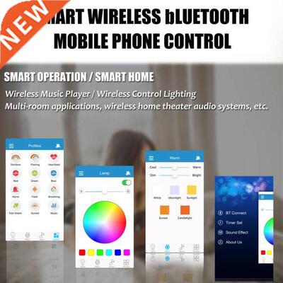 100W Modern Ceiling Lights Dimmable LED RGBW Bluetooth Speak