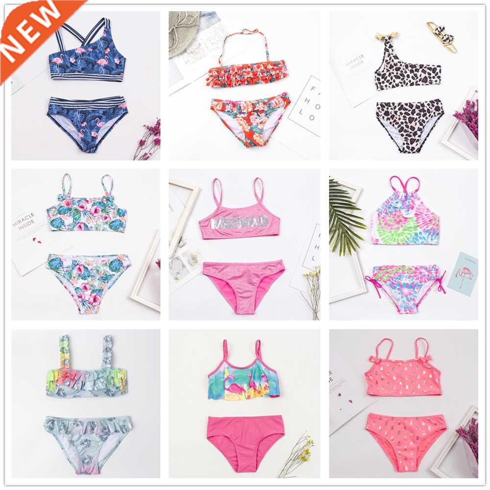 23 Styles CHEAP Kids Girls Swimwear Swimsuit Children Print