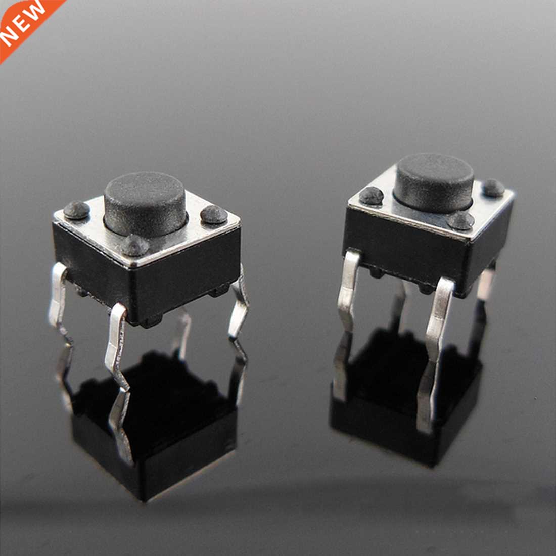 100Pcs 6*6*5mm 4pin Mini Micro Momentary Tactile Push Button