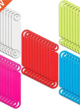 50Pcs Cable Tags Cable Management Tags Multicolor Cable Labe