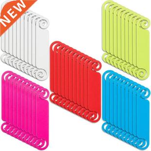 50Pcs Cable Tags Cable Management Tags Multicolor Cable Labe