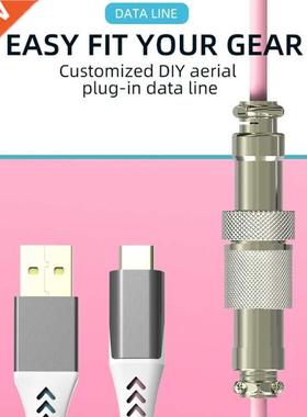 Spring Spiral Cable Custom Coiled Type-C to USB Mechanical K