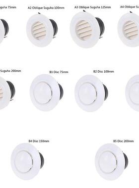 1PC Adjustable Air Ventilation Cover Round Ducting Ceiling W