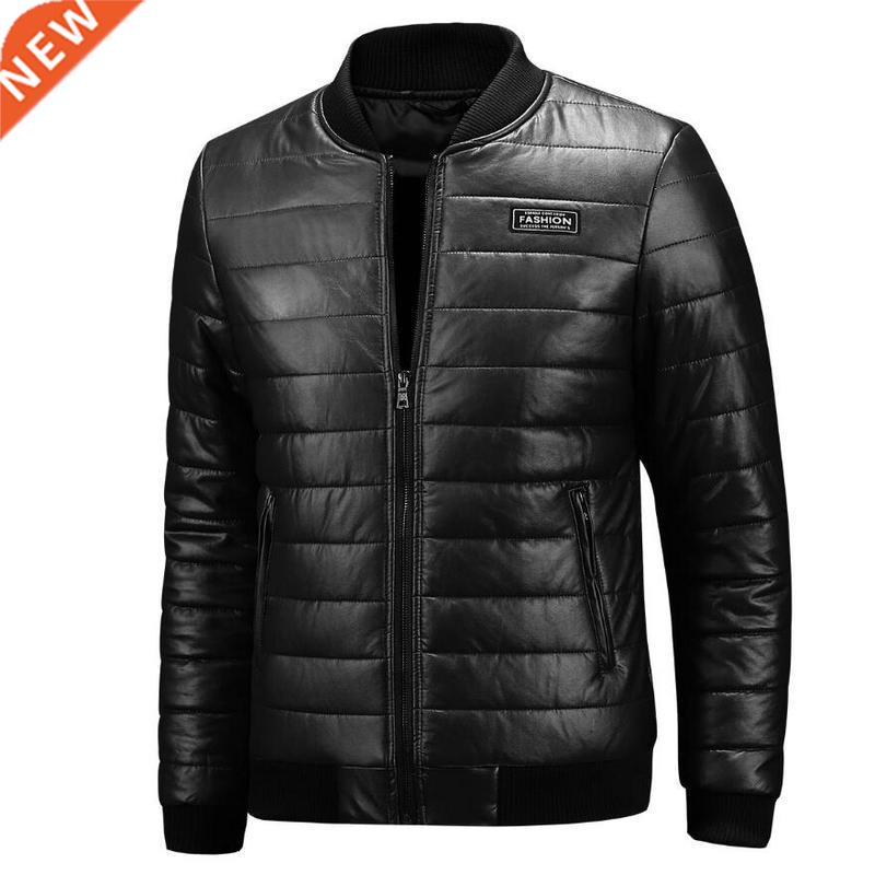 2022 New Warm Autumn Winter Leather Jacket Men Plus Size M~7