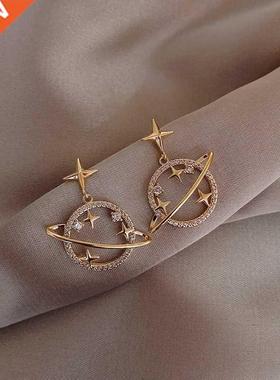 2022 New Arrival Crystal rendy Women Dangle Earrings Simple