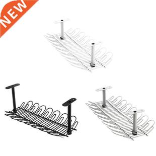 Under Desk Cable Management Tray Power Line Strips Storage R