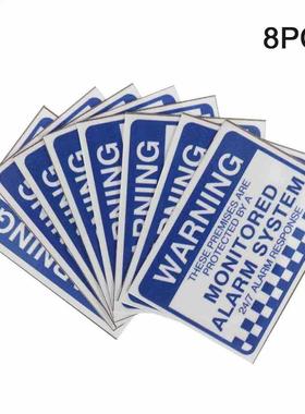 8pcs Self Adhesive Waterproof Monitored Alarm System Practic