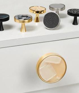 Resin S Cabinet Knob chest pulls Knob single he Drawer Han