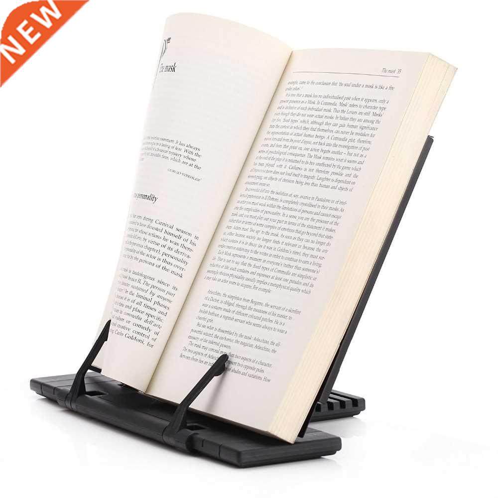 Portable Steel Book Stand Frame Reading Desk Hol with 7 T