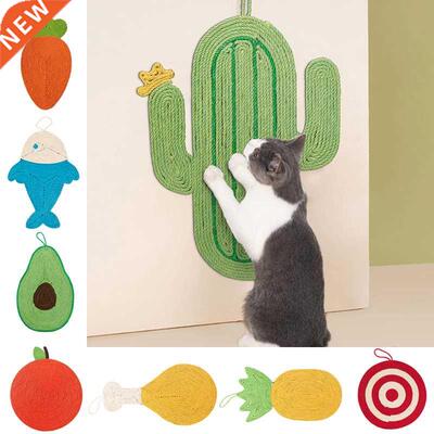 Cat Scratching Board Cat Scratcher Toy Sisal Rope Kitten Scr
