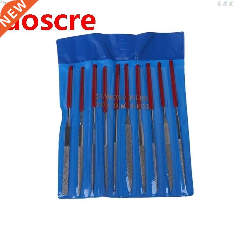 10Pcs/set 140mm Needle Files Jeweler Diamond Carving Craft T