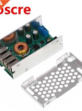 DC-DC 24V/12V to 5V 5A Step Down Board 4 USB Output Buck Con