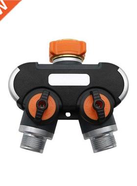 1 Pc 3/4 Inch Thread 2-Ways Water Splitters With Valve Garde