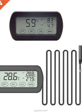 Reptile Pet Box Incubator Egg Hatching Thermometer Hygromete